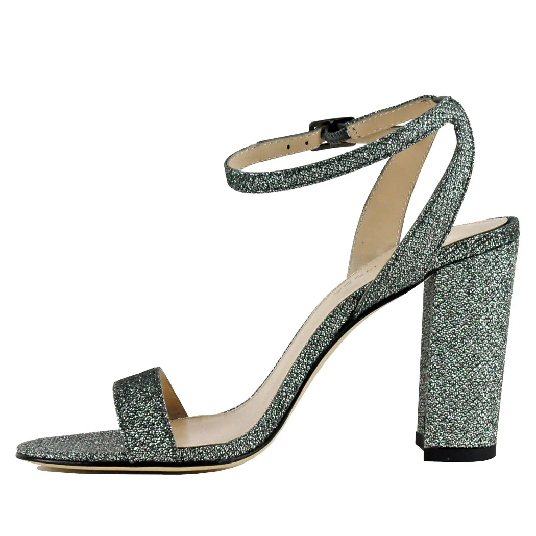 Brynn Glitter Heel Sandal - Image 4