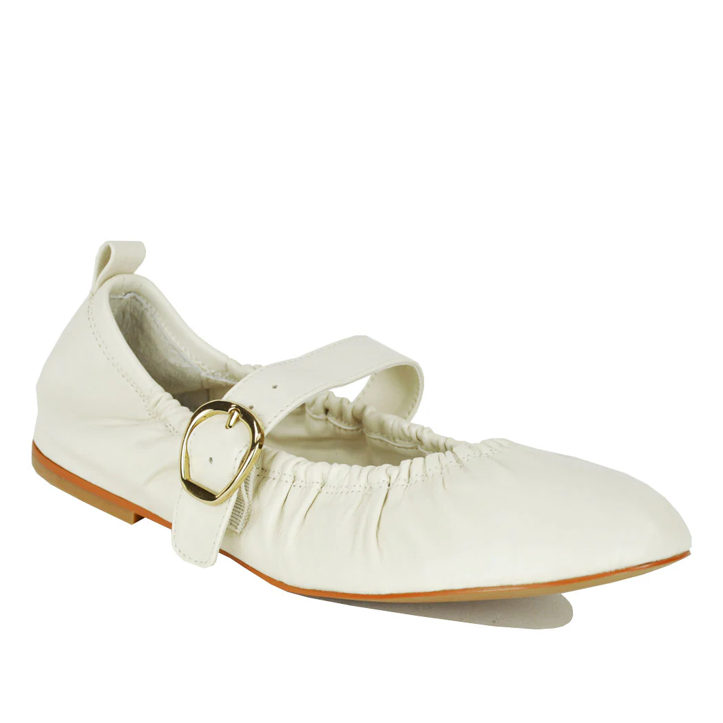 Caely Leather Strap Ballet