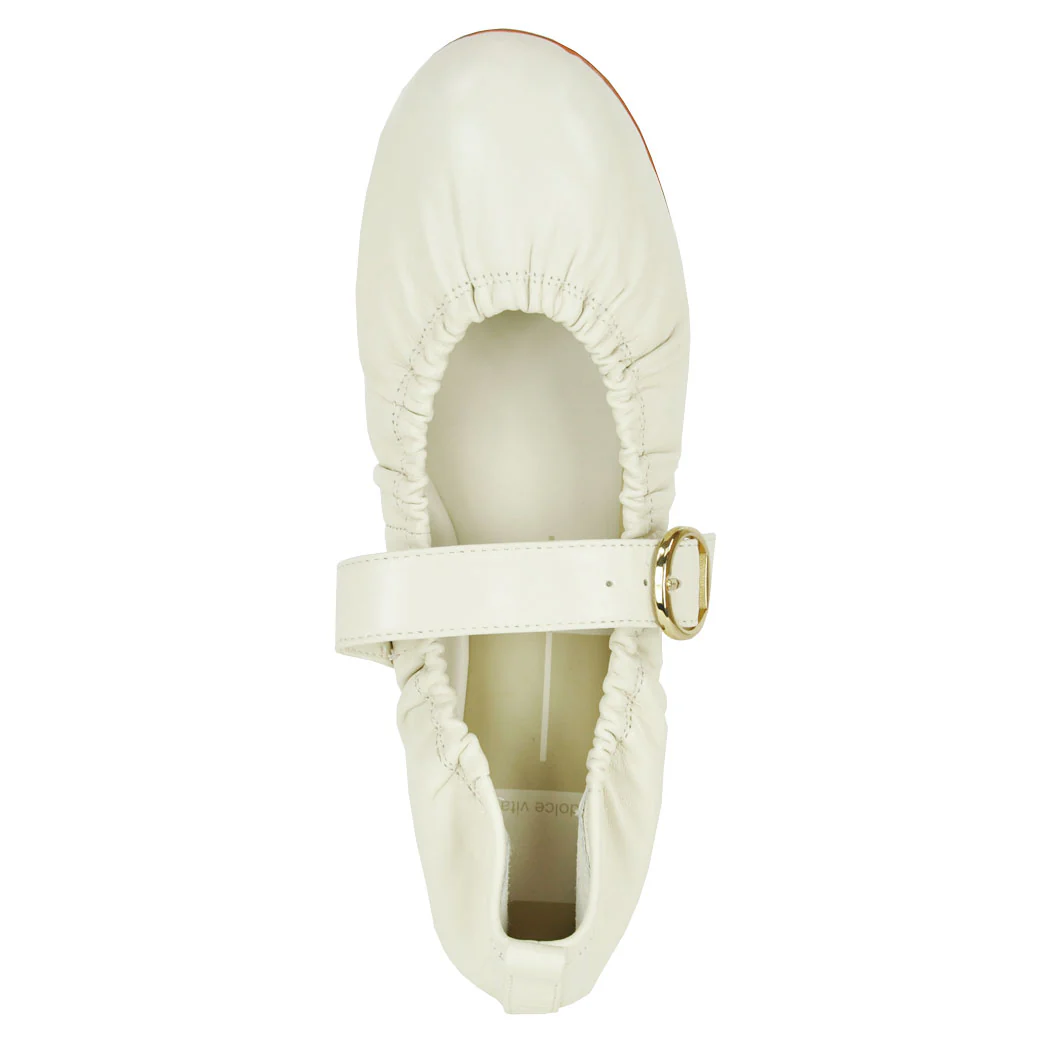 Caely Leather Strap Ballet - Image 3