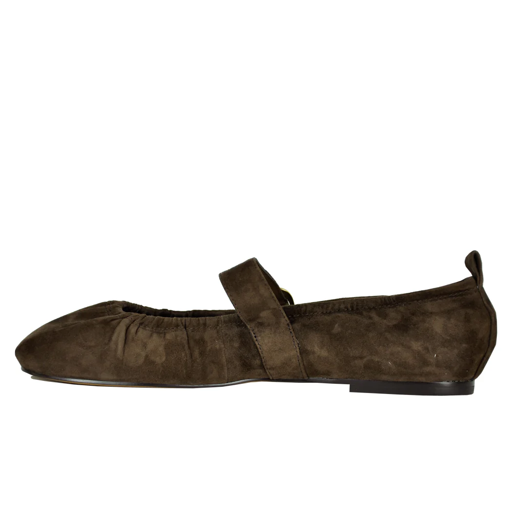 Caely Suede Strap Ballet - Image 3