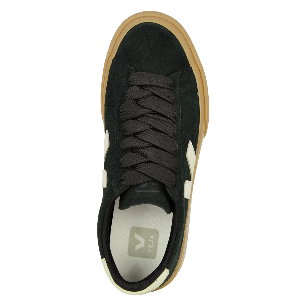 CampoBold-CP0303692 Black White Suede Sneaker - Image 3