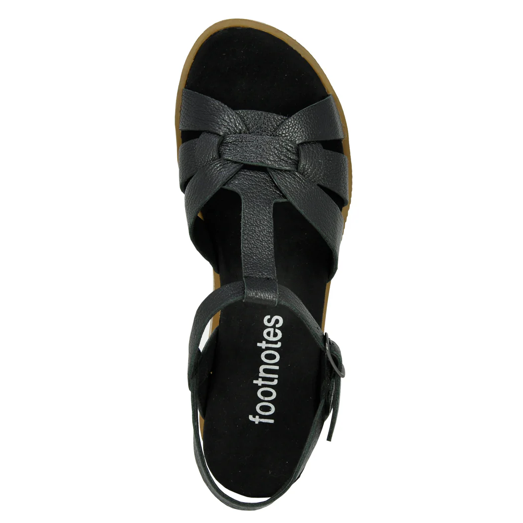 Carly Leather Wedge Sandal - Image 3