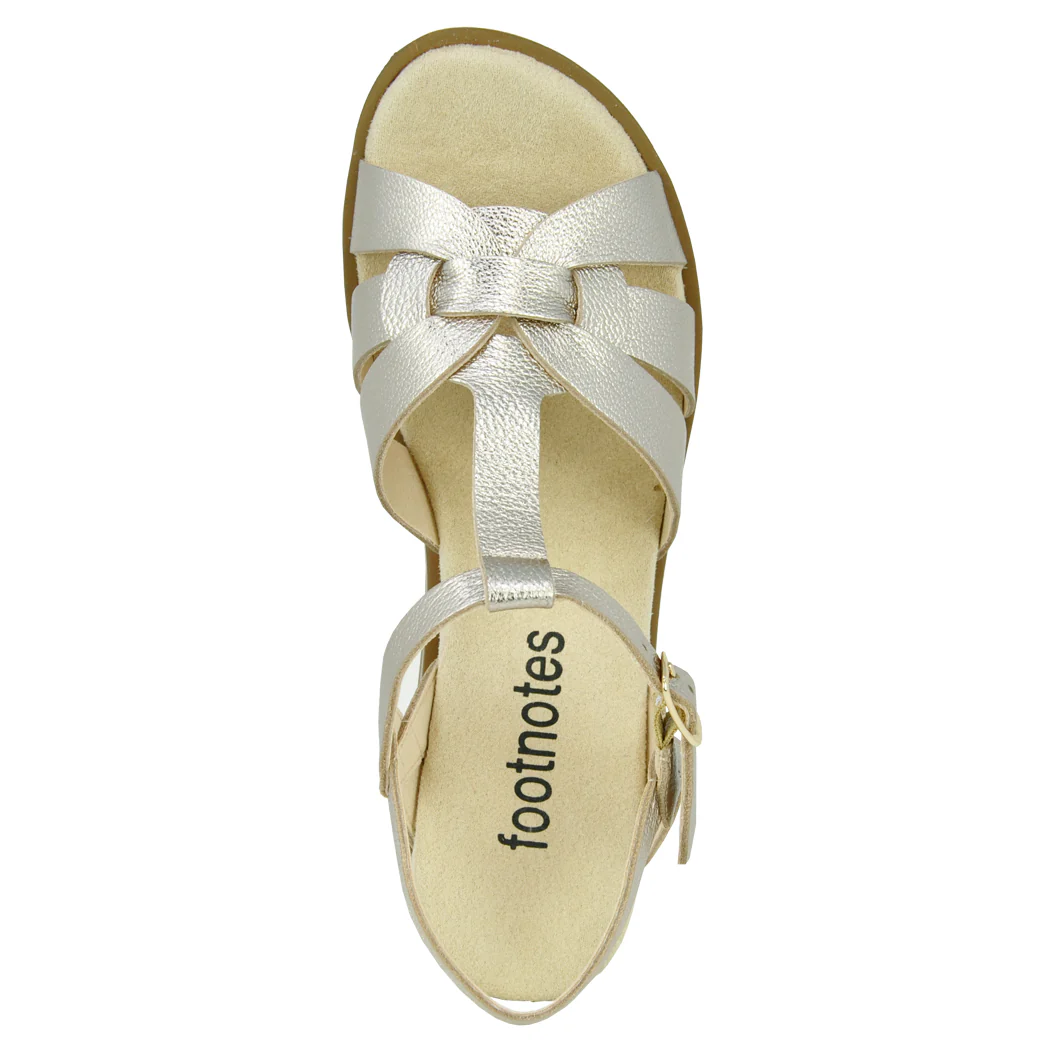 Carly Leather Wedge Sandal - Image 3