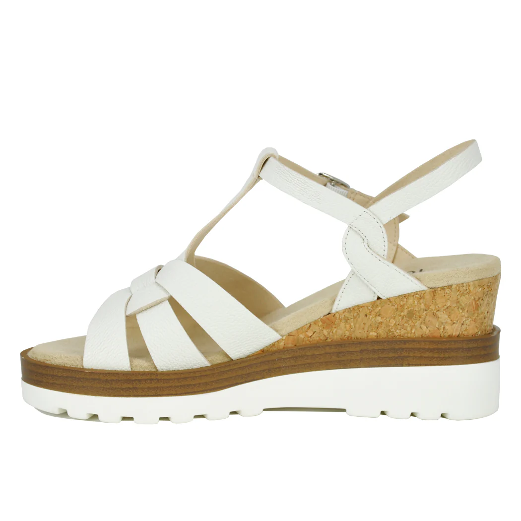 Carly Leather Wedge Sandal - Image 4