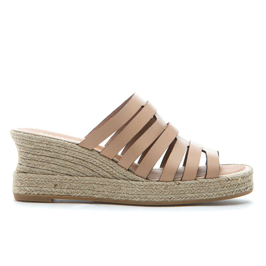 Carmen Leather Espadrille Slide - Image 2