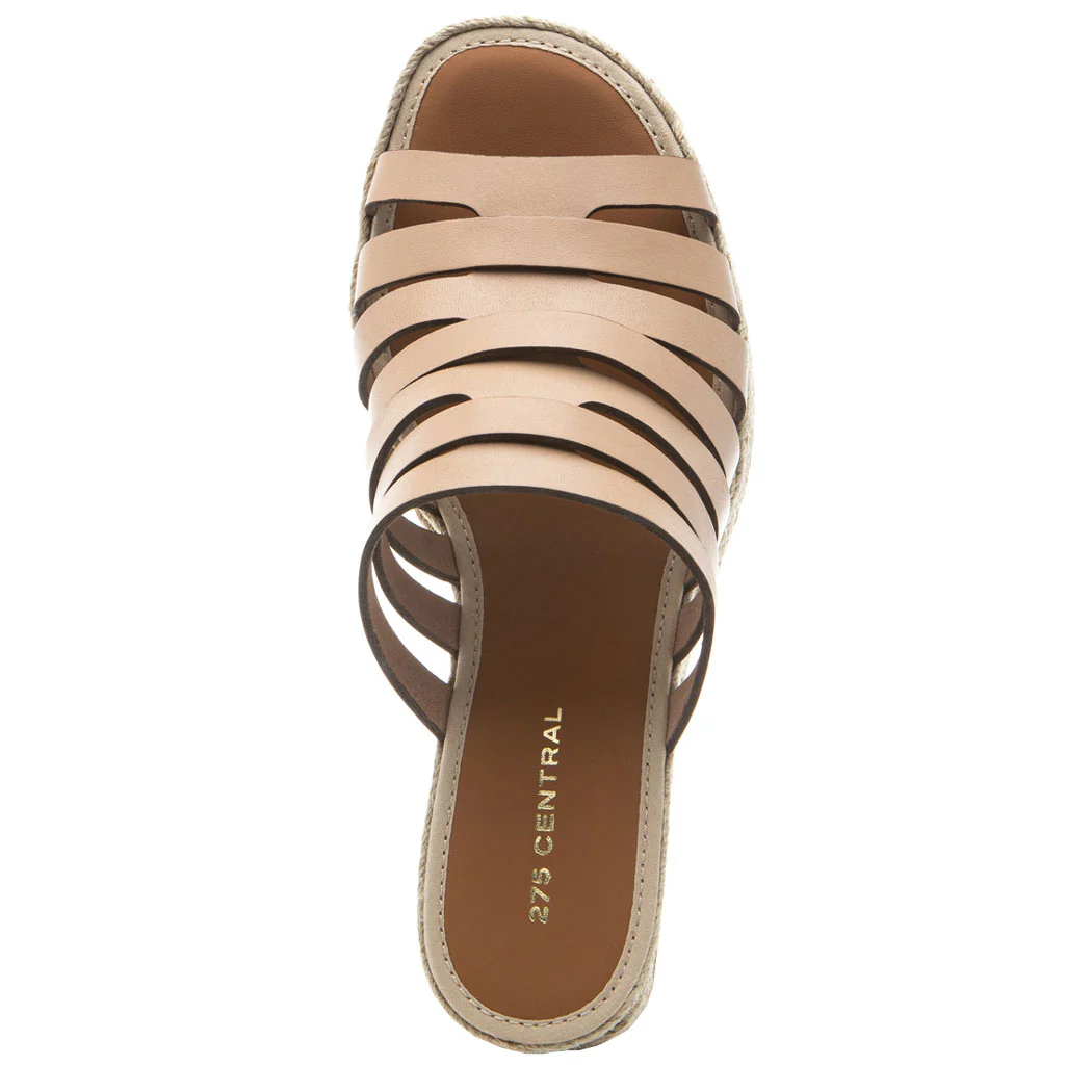 Carmen Leather Espadrille Slide - Image 3