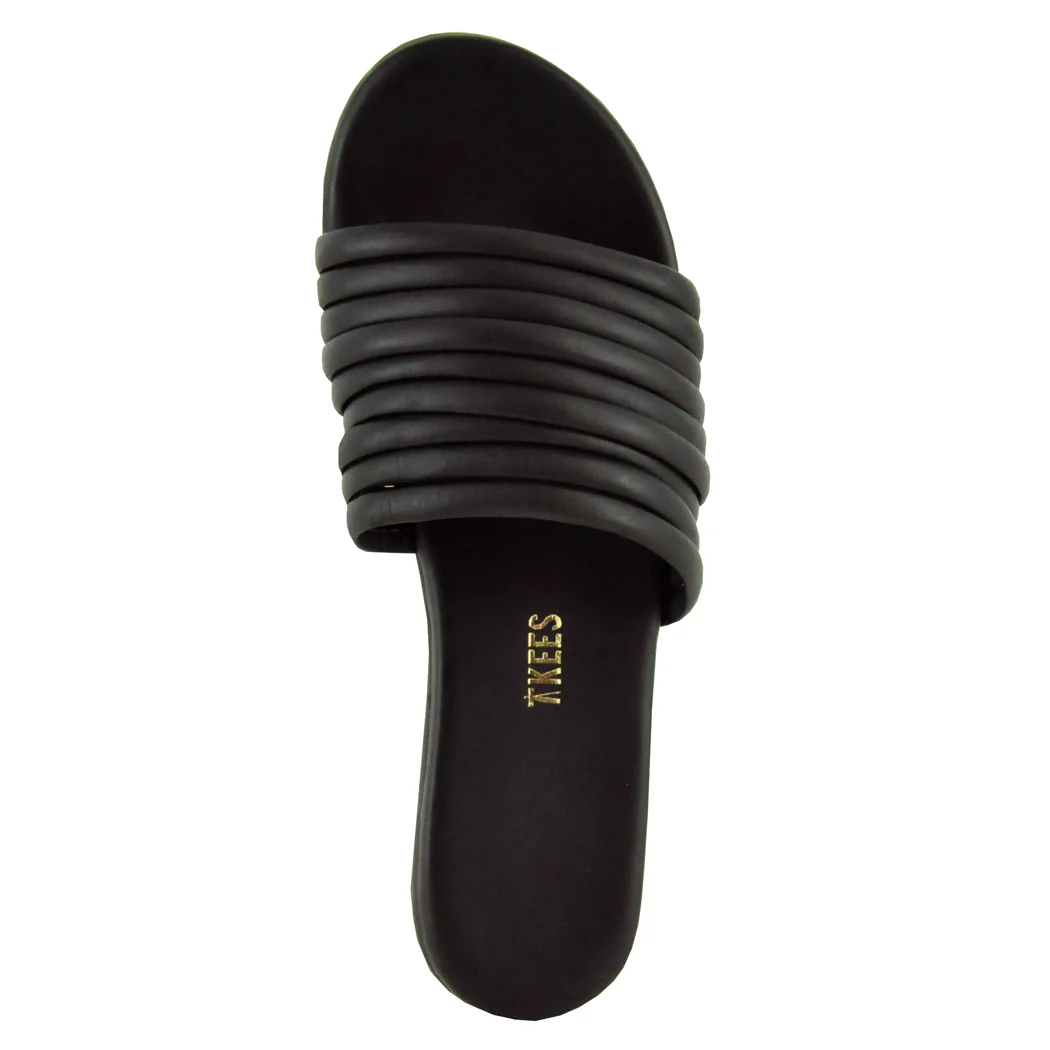 Caro Leather Flat Slide - Image 3