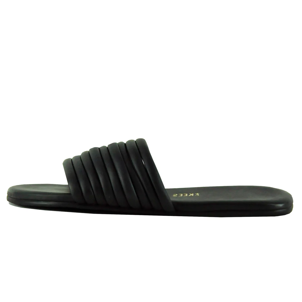 Caro Leather Flat Slide - Image 4