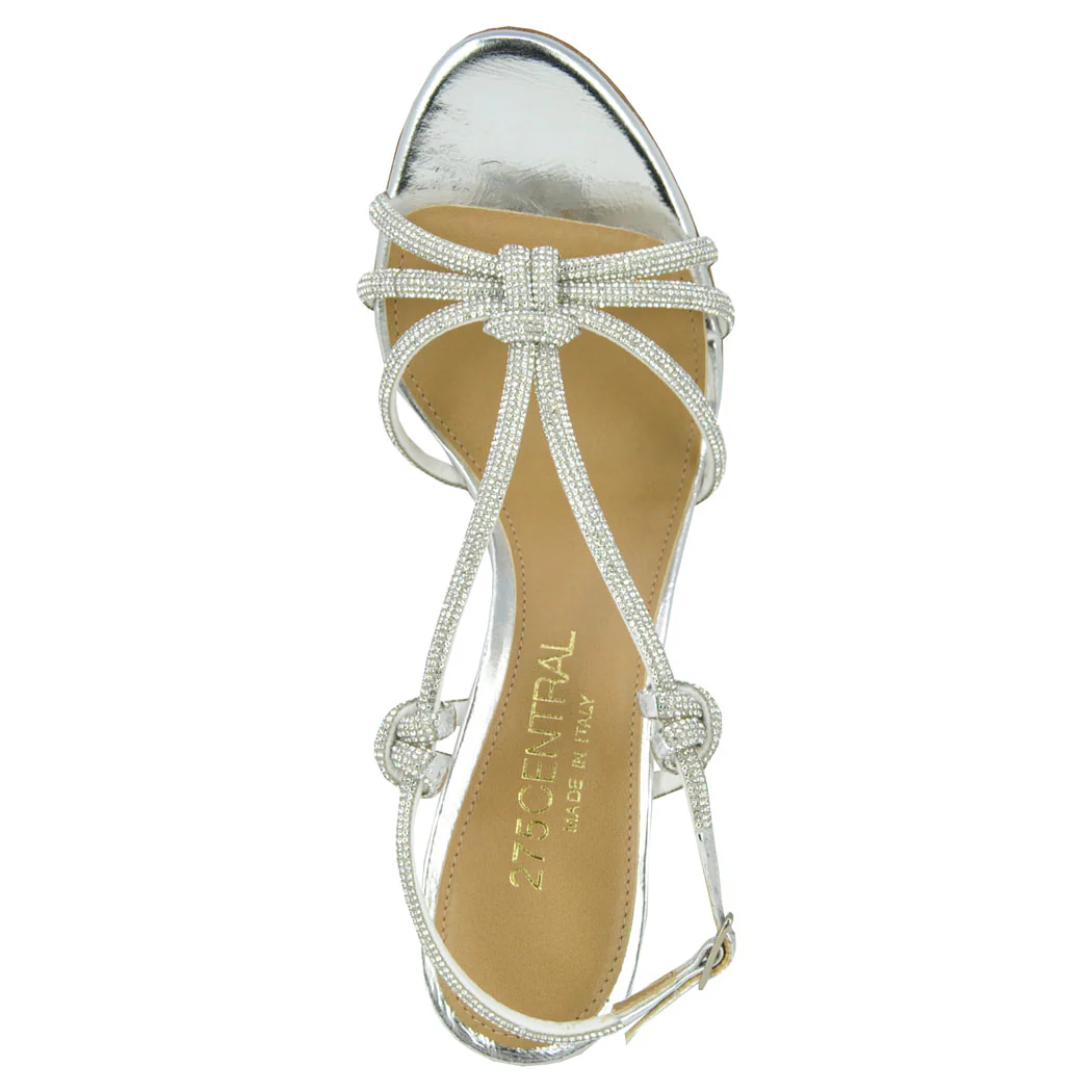 Casandra Rhinestone Evening Sandal - Image 3
