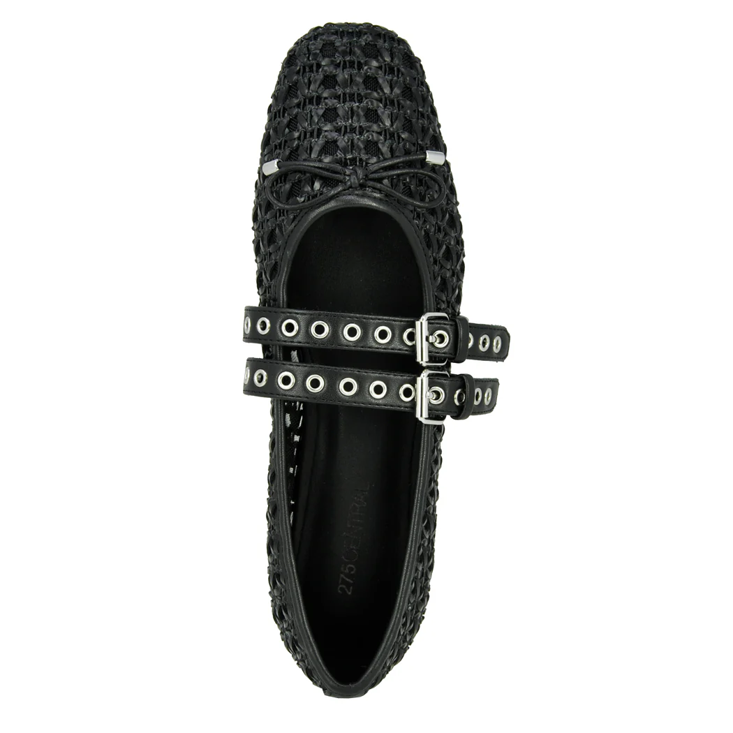 Casey Woven Strap Ballet - Image 4