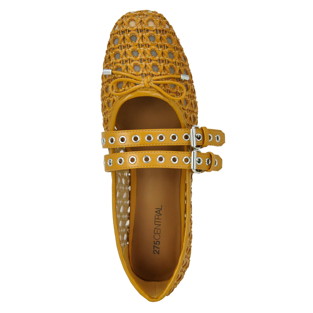 Casey Woven Strap Ballet - Image 3