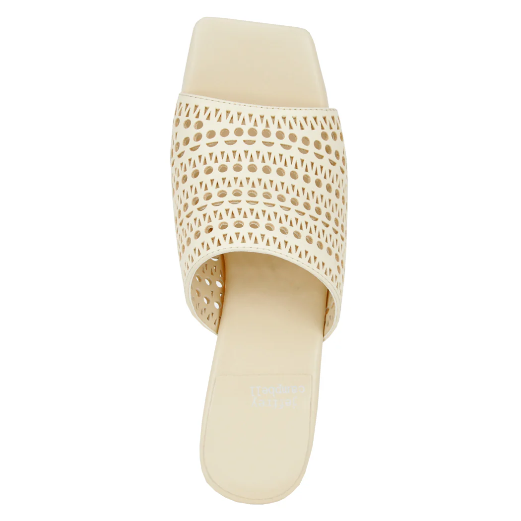 Caviar-LSR Lazercut Platform Heel Slide - Image 3