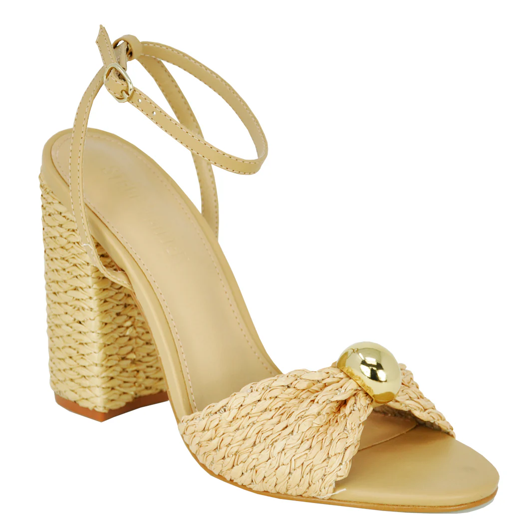 Cheyla Raffia Heel Sandal