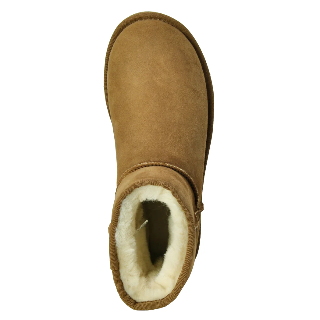 Classic Mini II Suede Shearling Bootie - Image 3