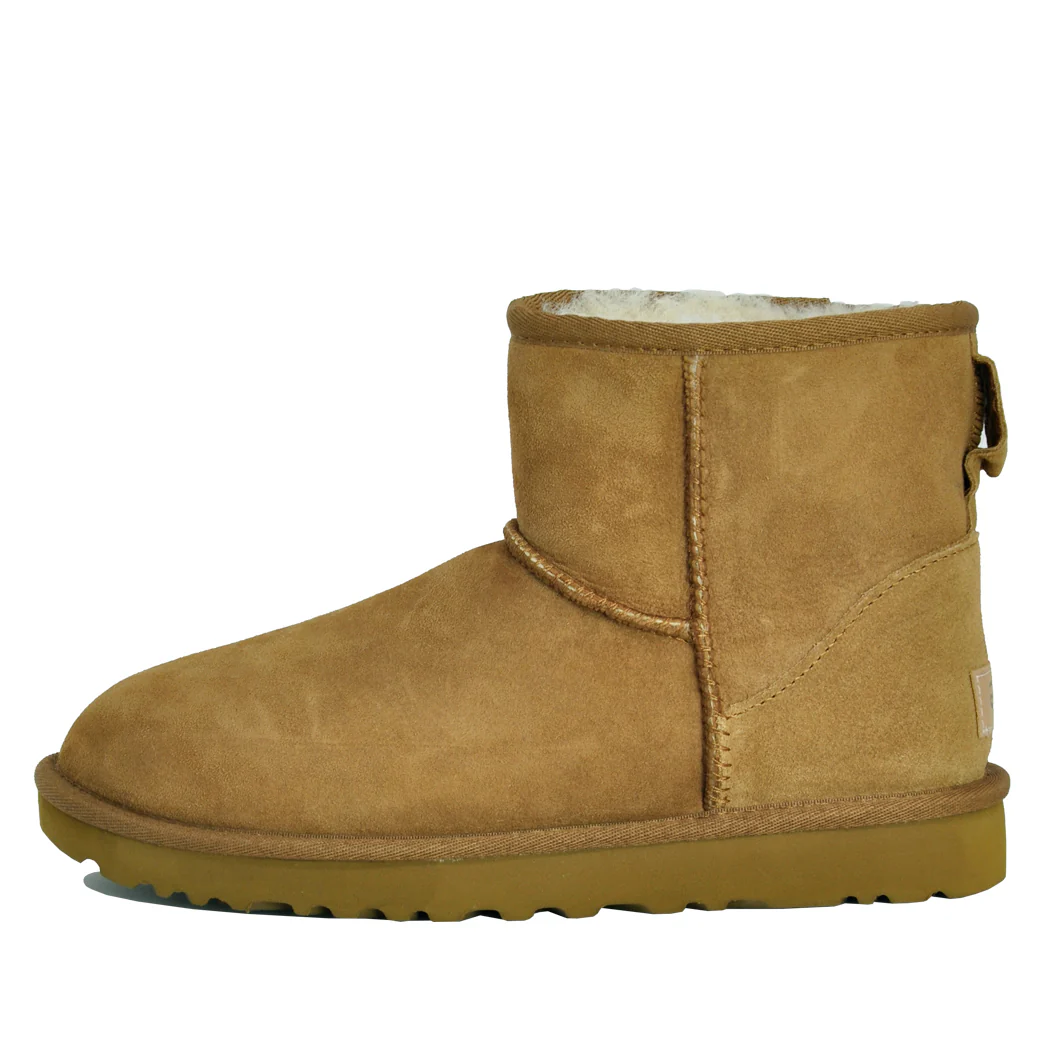 Classic Mini II Suede Shearling Bootie - Image 4