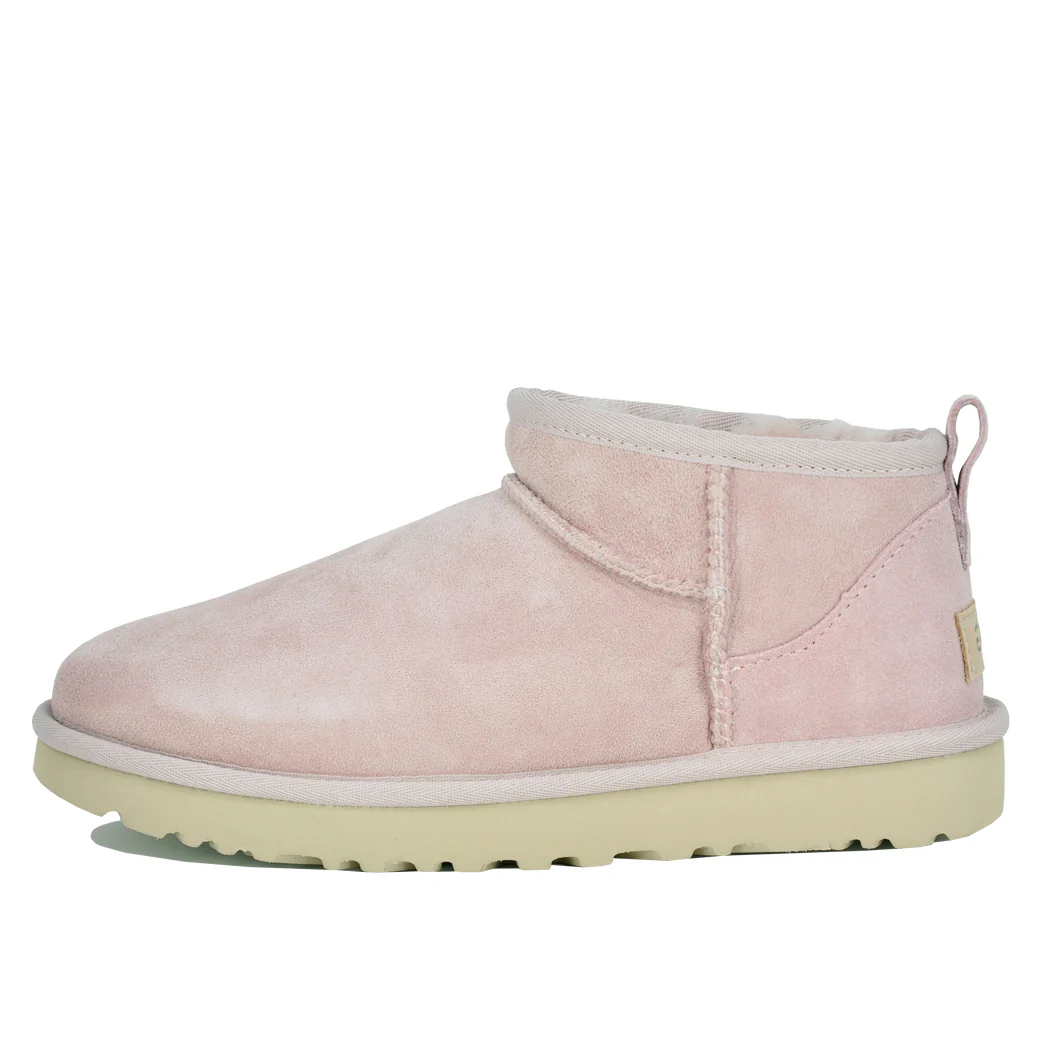 Classic Ultra Mini Suede Shearling Ankle Bootie - Image 4