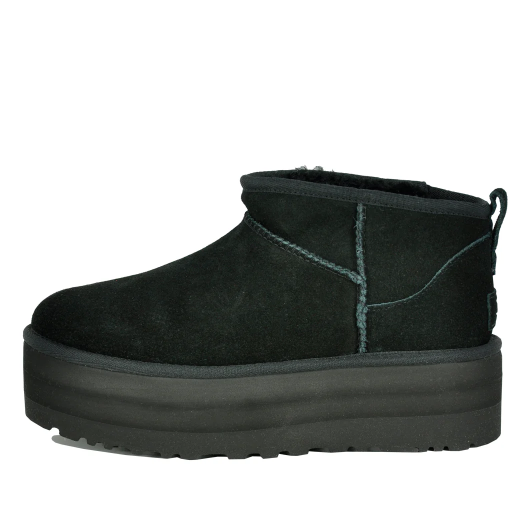 Classic Ultra Mini Platform Suede Platform Ankle Bootie - Image 4