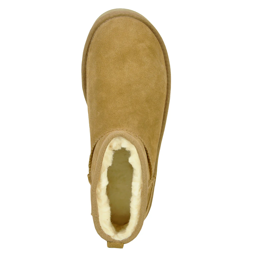 Classic Ultra Mini Platform Suede Platform Ankle Bootie - Image 3