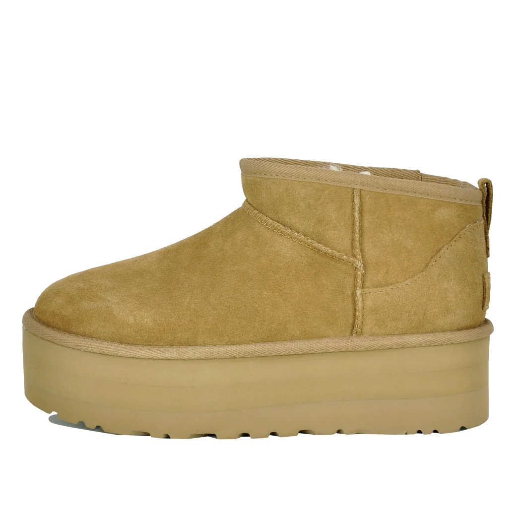 Classic Ultra Mini Platform Suede Platform Ankle Bootie - Image 4