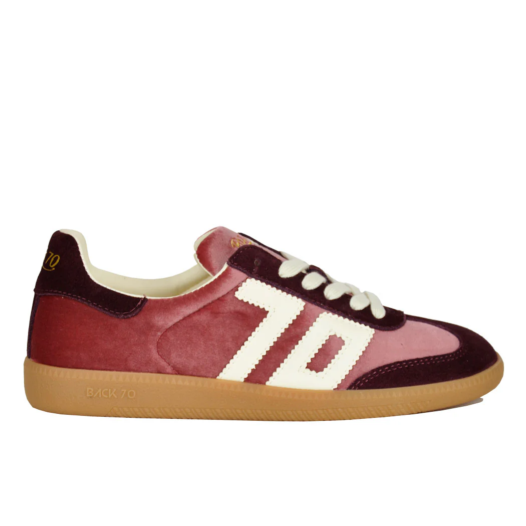 Cloud-518 Velvet Wine Butter Sneaker - Image 2