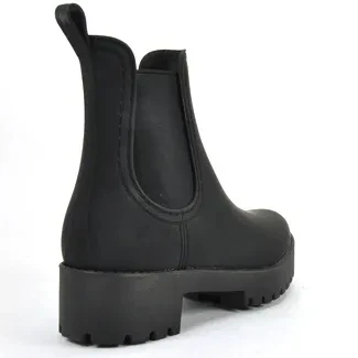Cloudy Matte Rubber Rain Bootie - Image 3