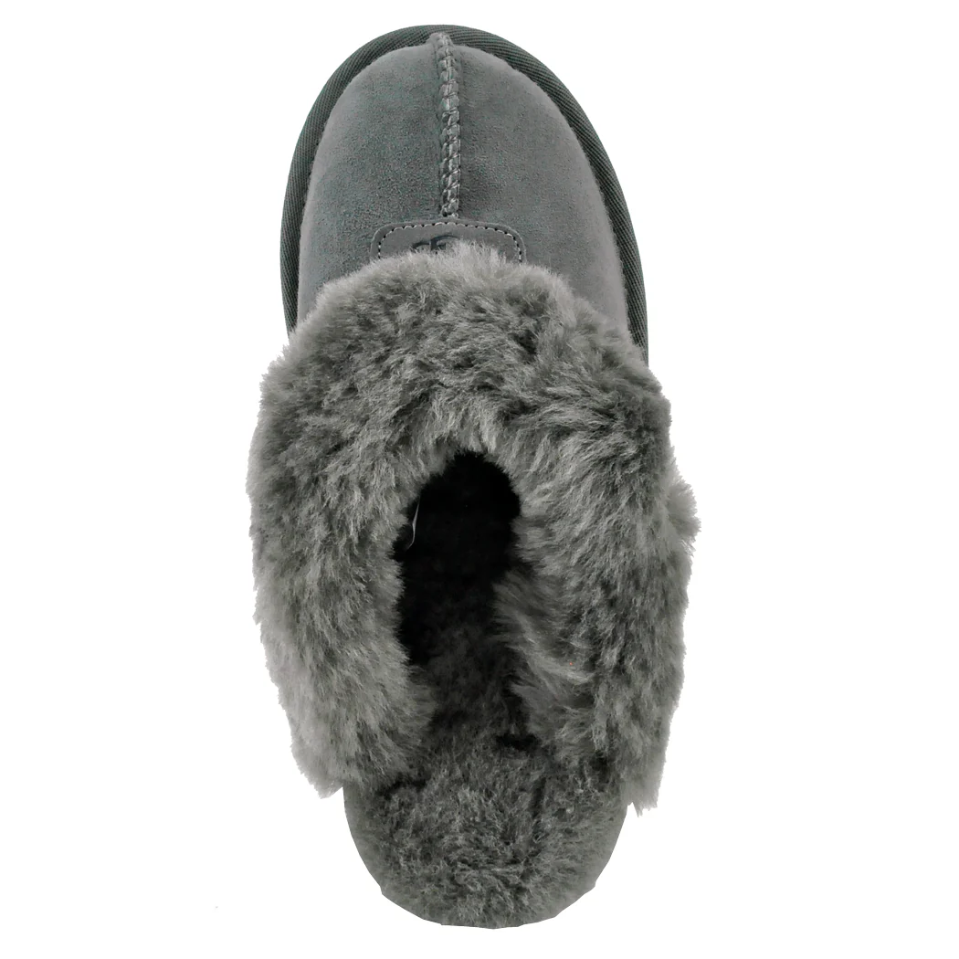 Coquette Suede Fur Lined Mule - Image 3