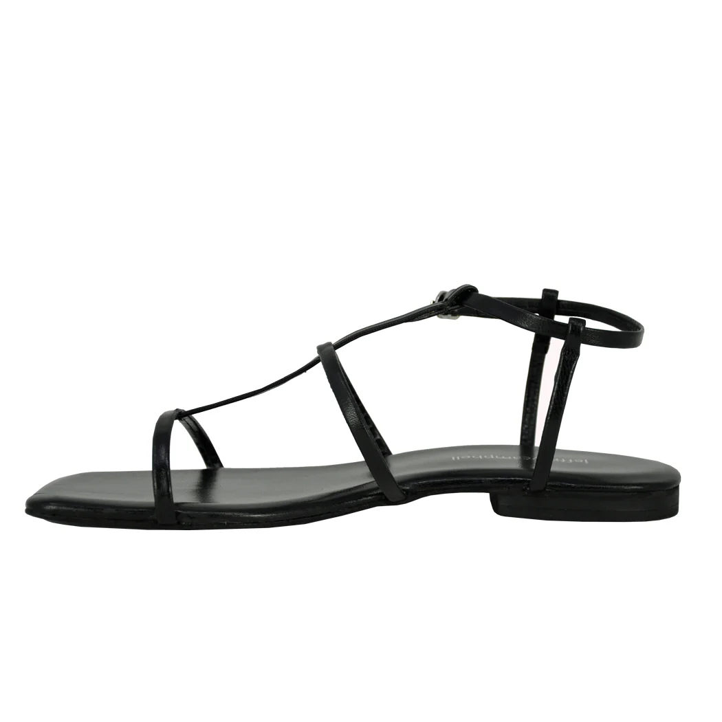 Corinth Leather Flat Strappy Sandal - Image 4