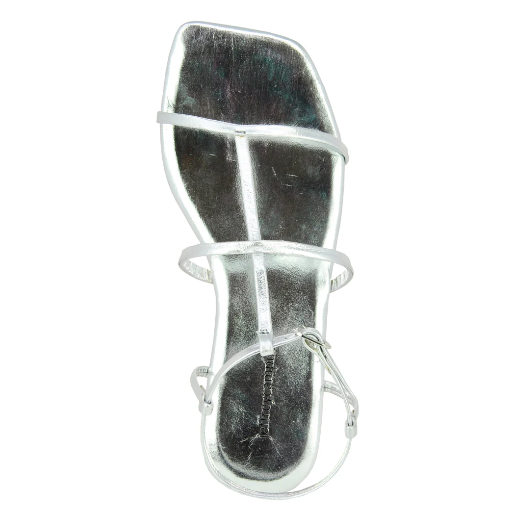 Corinth Leather Flat Strappy Sandal - Image 3