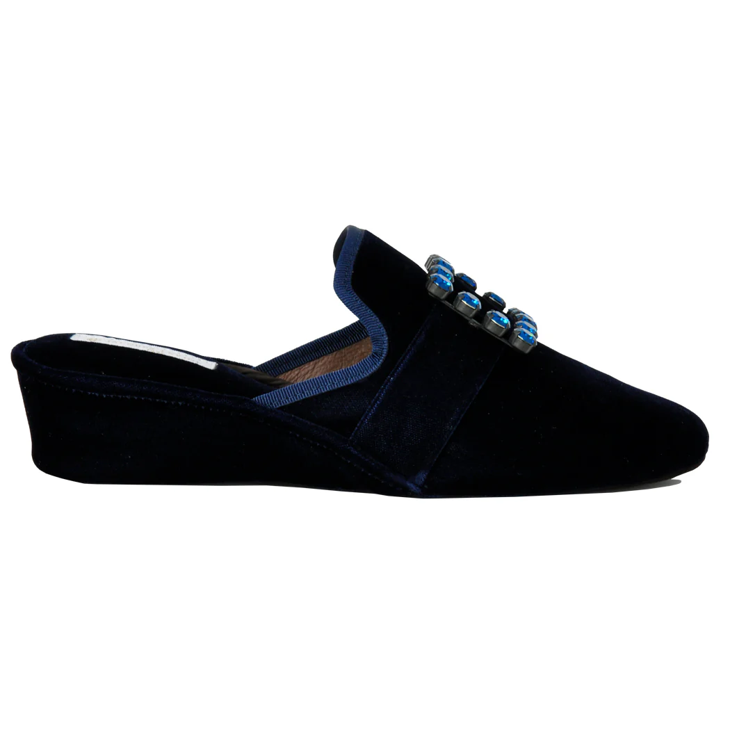 Crystal Velvet Jewel Slipper - Image 2