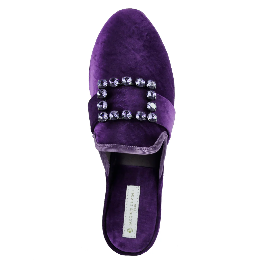 Crystal Velvet Jewel Slipper - Image 3