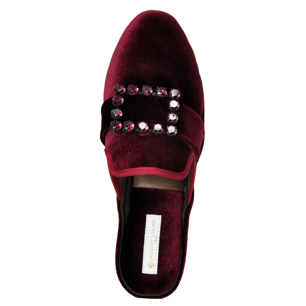 Crystal Velvet Jewel Slipper - Image 3