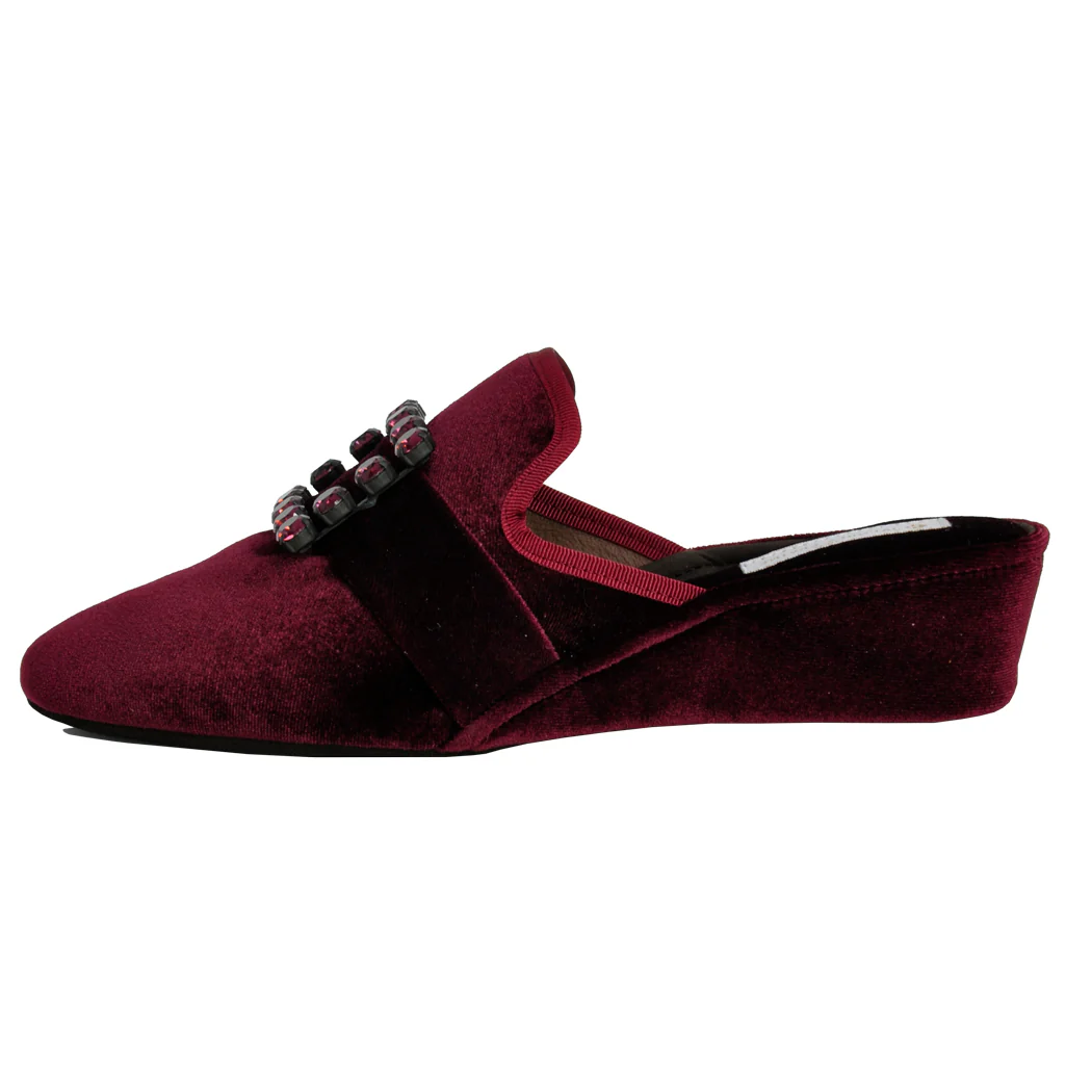 Crystal Velvet Jewel Slipper - Image 4