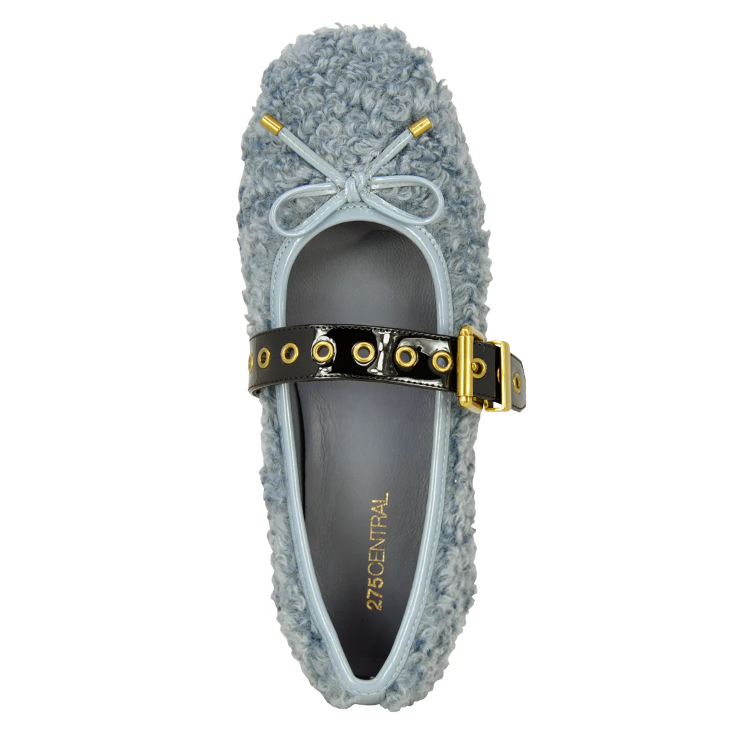 Cutie Fur Strap Ballet Flat - Image 3