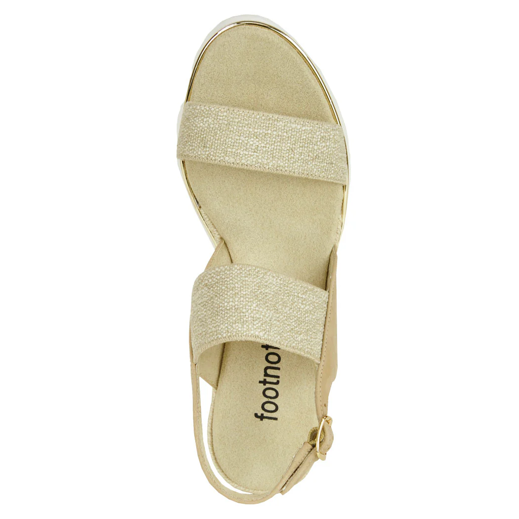 Cybele Elastic Wedge Espadrille Sandal - Image 3