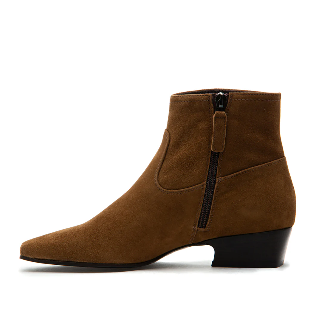 Daisy Suede Flat Boot - Image 4
