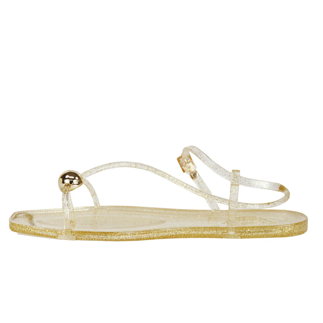 Dana Strappy Jelly Flat Sandal - Image 4