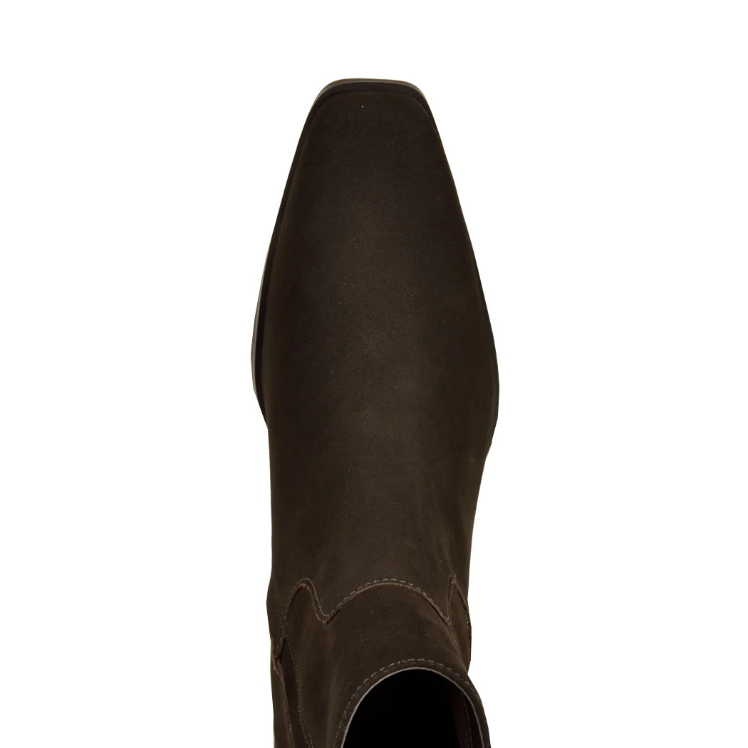 Daney Suede Heel Boot - Image 3