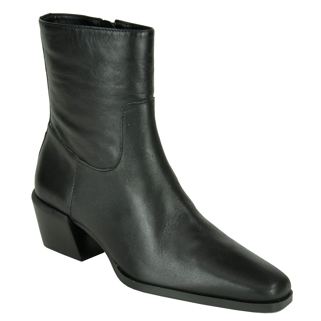 Daney Leather Heel Boot