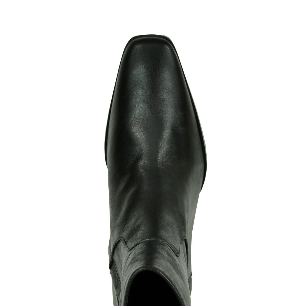 Daney Leather Heel Boot - Image 3