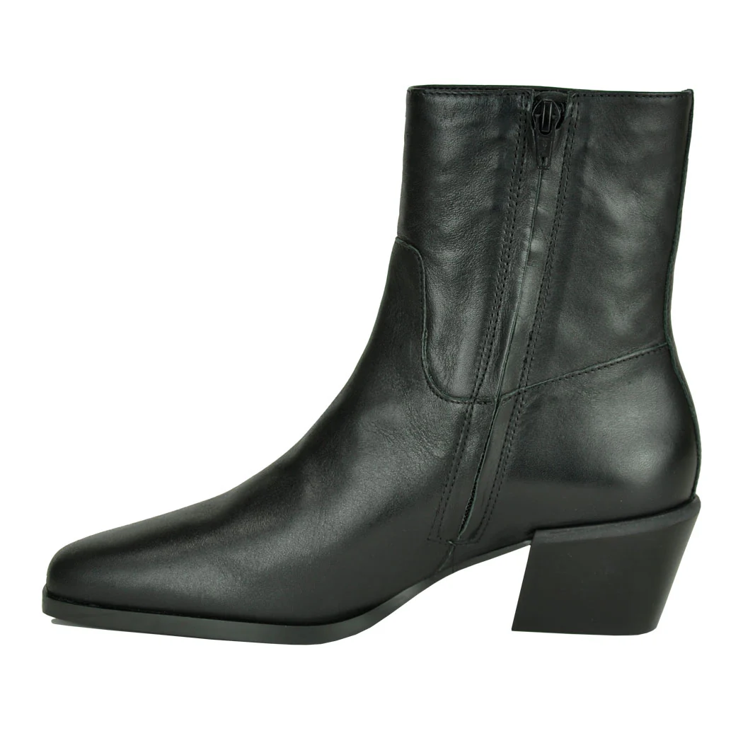 Daney Leather Heel Boot - Image 4