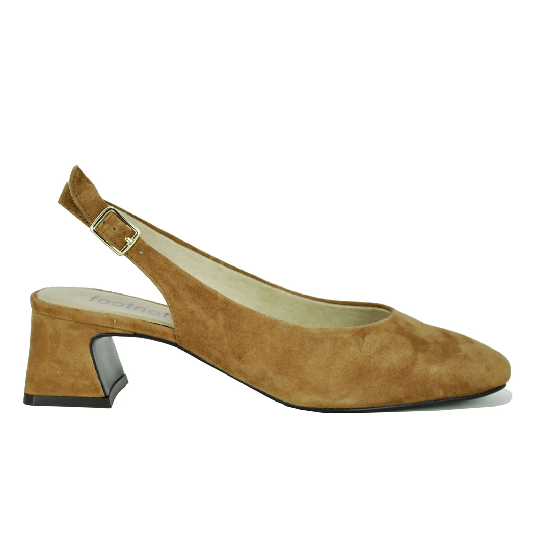 Darsy Suede Heel Slingback - Image 2
