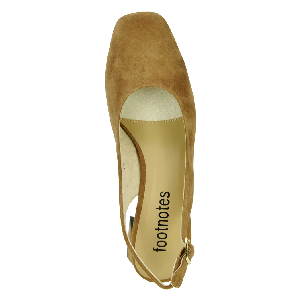 Darsy Suede Heel Slingback - Image 3