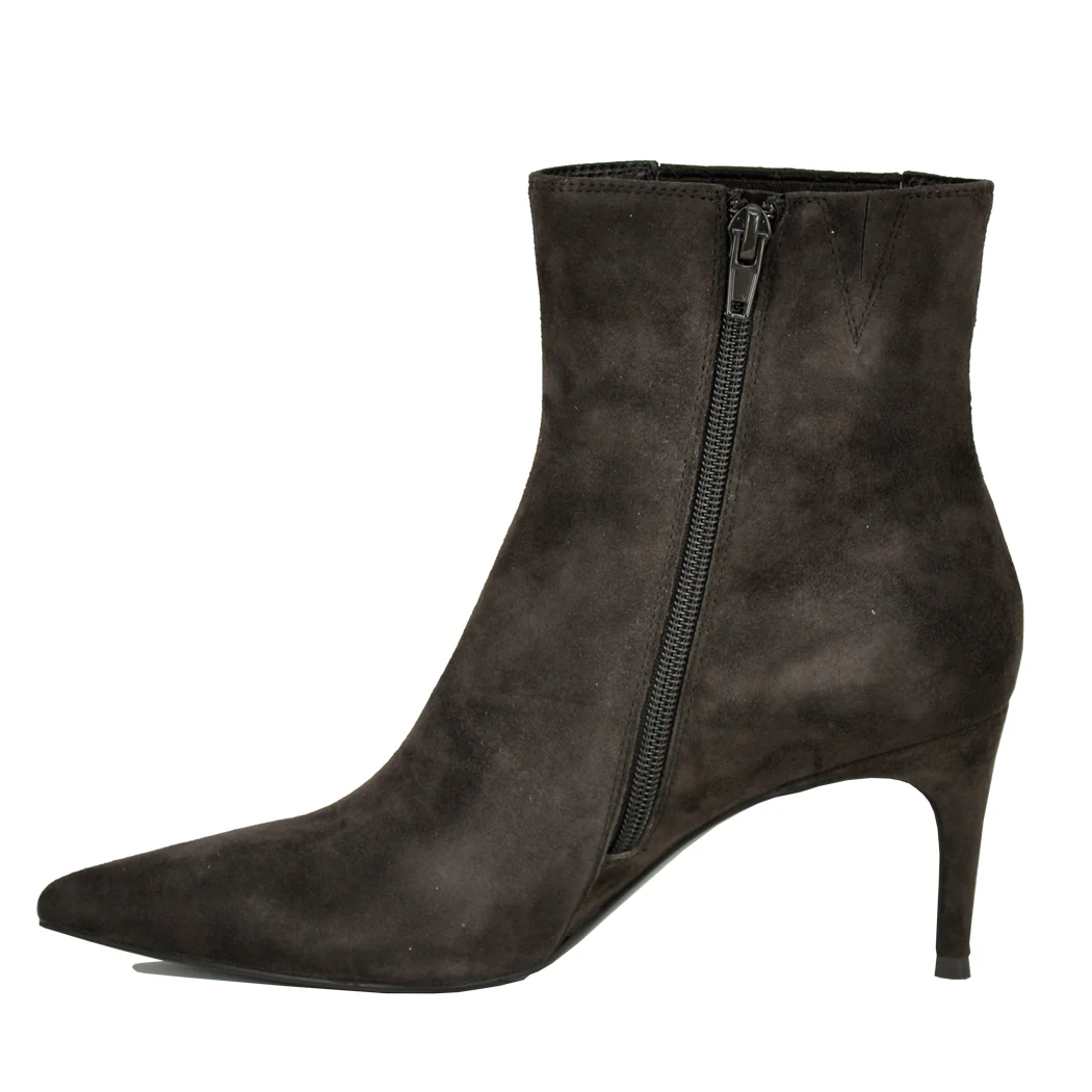 Dearan Suede Heel Bootie - Image 5