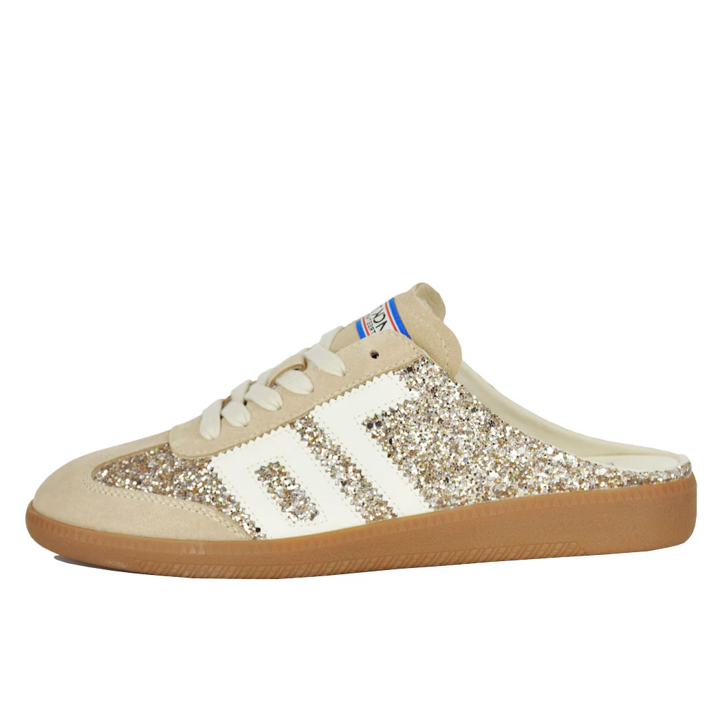 Easter-962 Glitter Gold Slip-on Sneaker - Image 4