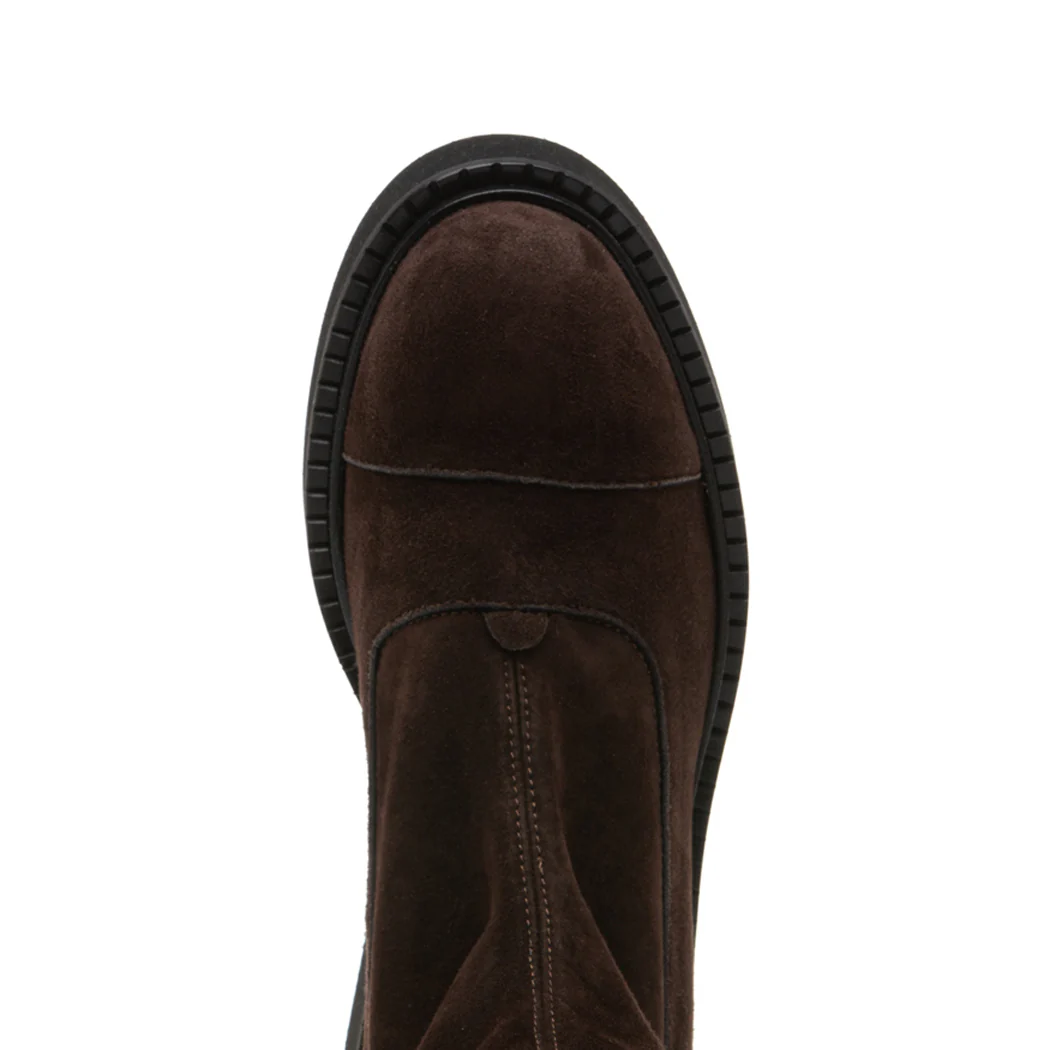 Ellen Suede Stretch Boot - Image 3