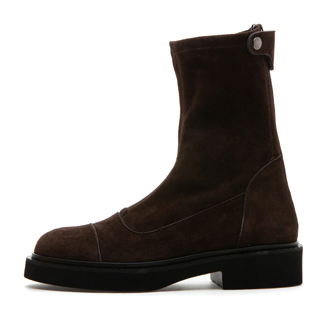 Ellen Suede Stretch Boot - Image 4