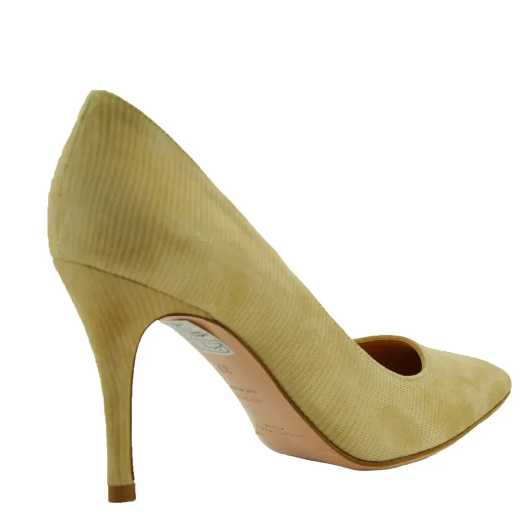 Emma Snake Mid Heel Pump - Image 3