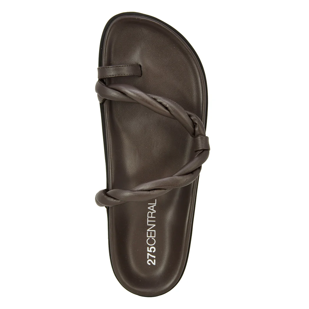 Emmie Leather Footbed Flat Sandal - Image 3