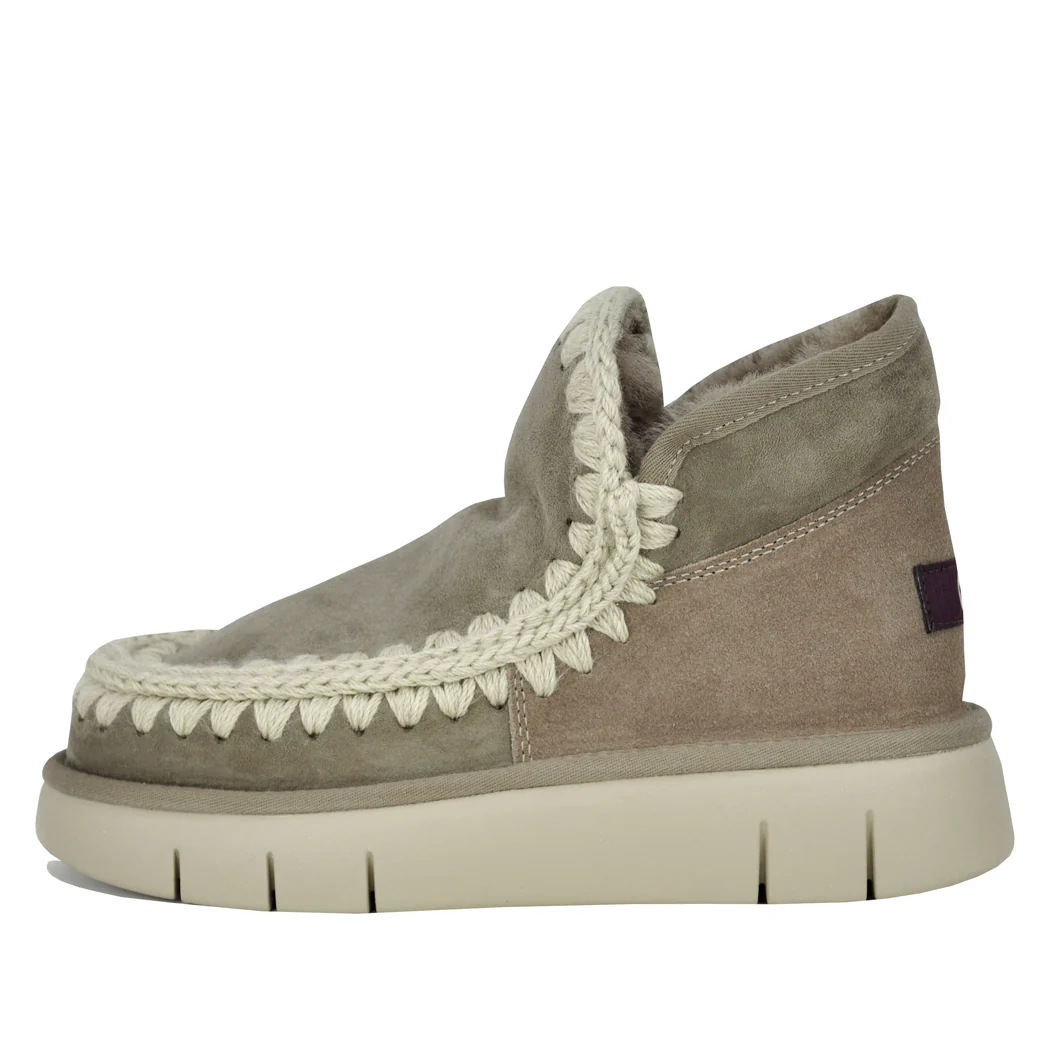 Eskimo Bounce Suede Fur Platform Sneaker - Image 4