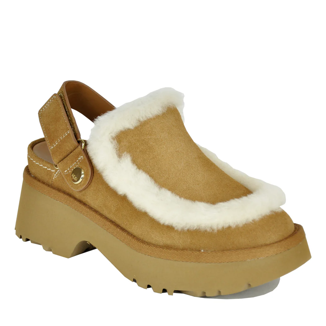 Esmee-Clog 1173331 Suede Fur Clog